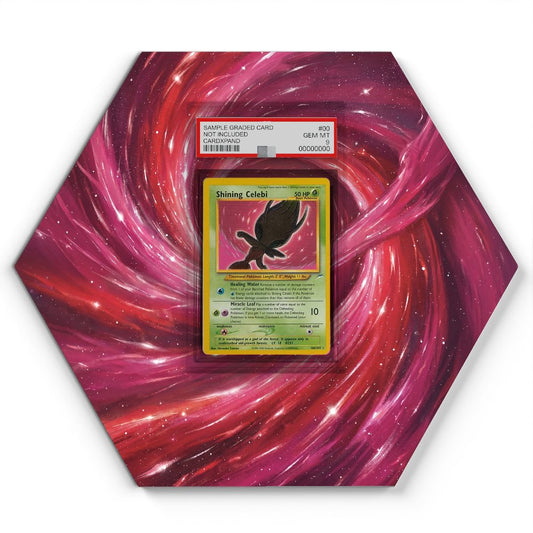 106/105 Shining Celebi - Extended Artwork Pokemon Card Display