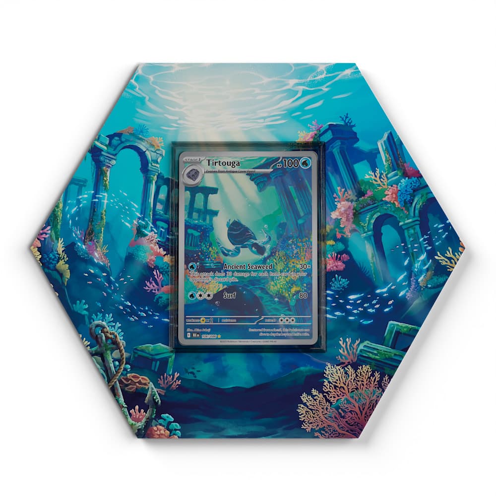 106 Tirtouga - Extended Artwork Pokemon Card Display