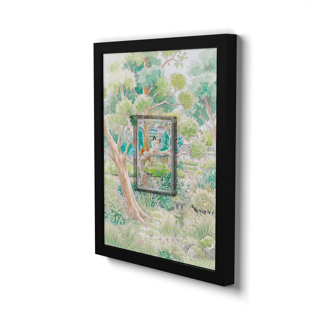 106 Meowth - Extended Artwork Framed Pokemon Card Display