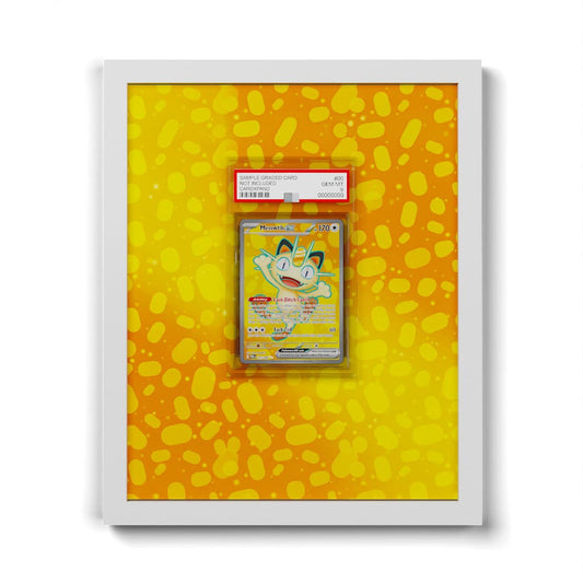 107 Meowth EX - Extended Artwork Framed Pokemon Card Display