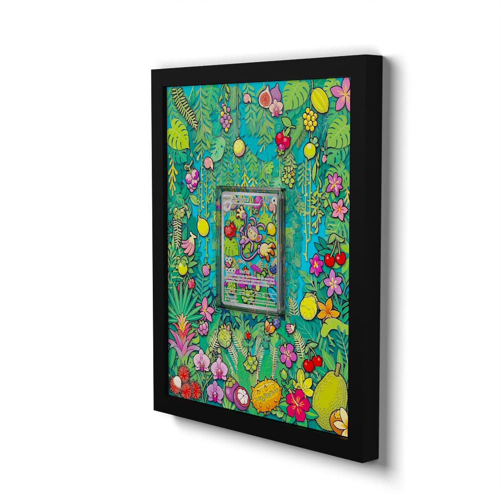 107 Ambipom - Extended Artwork Framed Pokemon Card Display