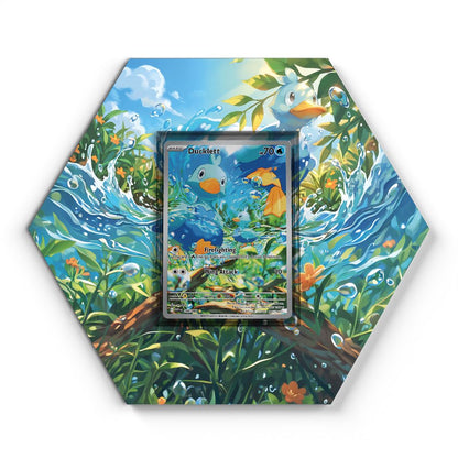 109/086 Ducklett - Extended Artwork Pokemon Card Display