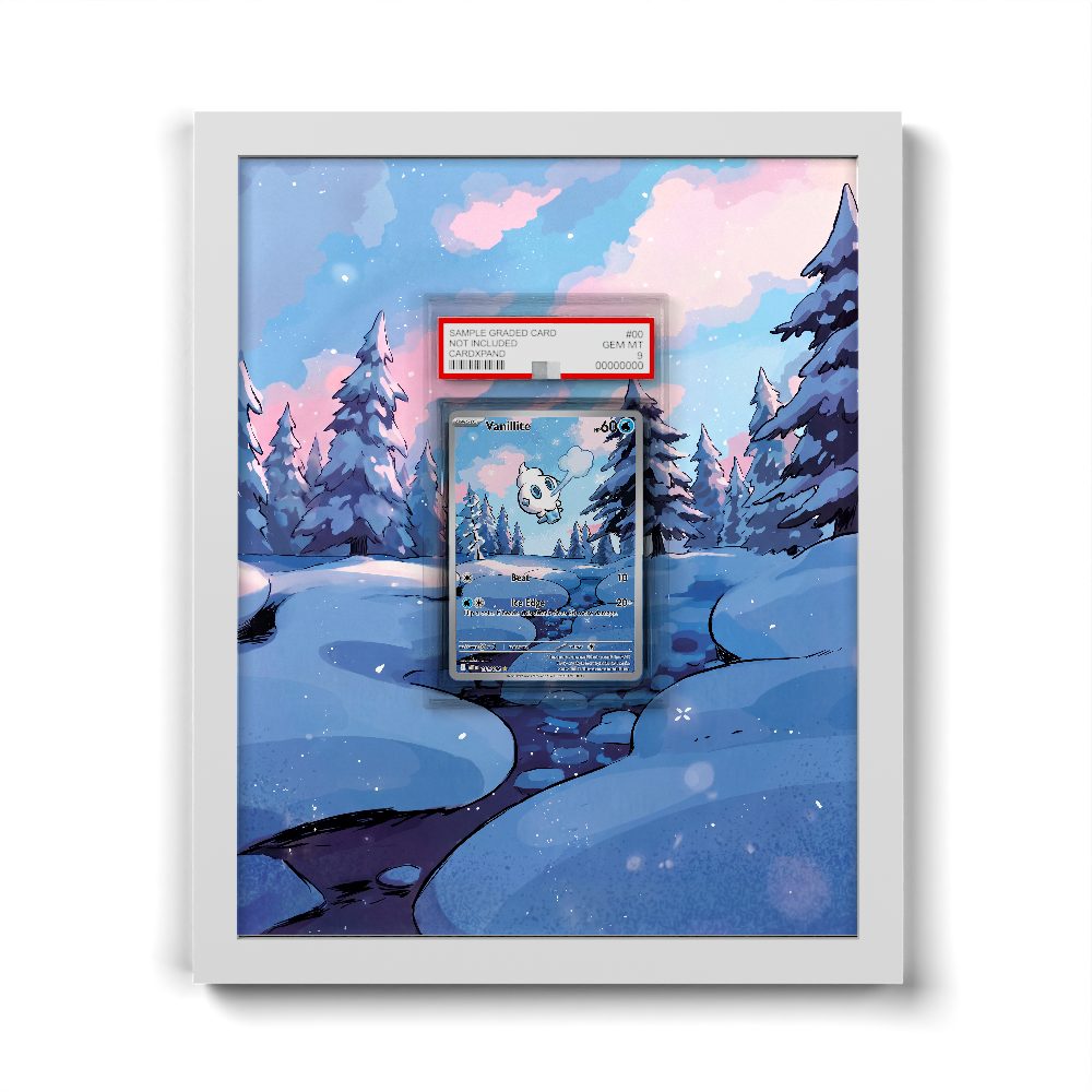 111/086 Vanillite - Extended Artwork Pokemon Card Frame