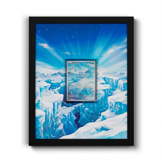 111/086 Cryogonal - Extended Artwork Framed Pokemon Card Display