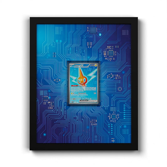 111 Rotom EX - Extended Artwork Framed Pokemon Card Display