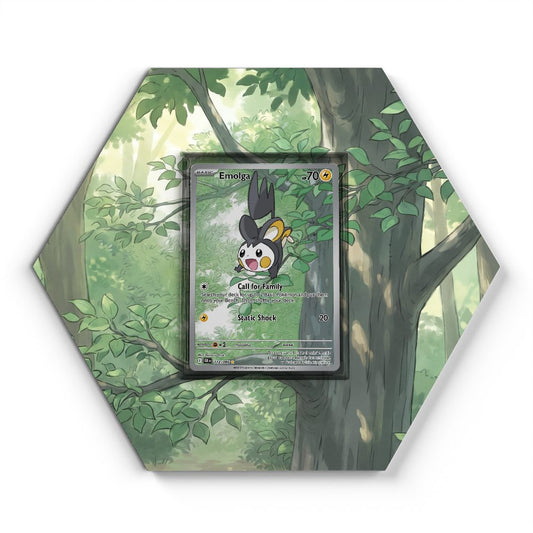 112/086 Emolga - Extended Artwork Pokemon Card Display