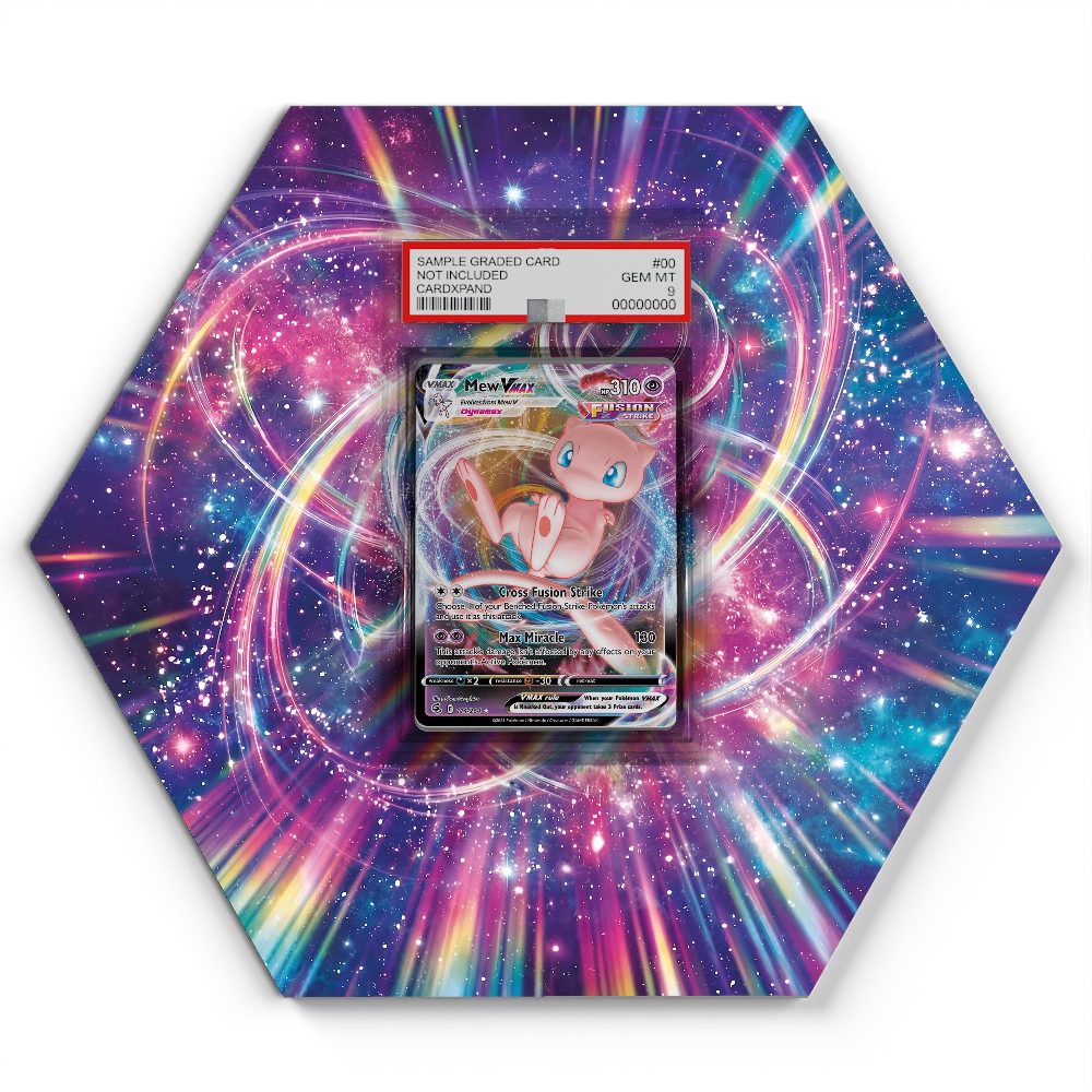 114/264 Mew VMAX - Extended Artwork Pokemon Card Display