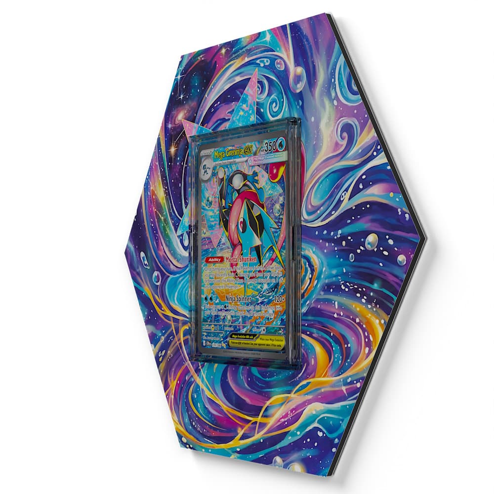116/086 Mega Greninja EX - Extended Artwork Pokemon Card Display