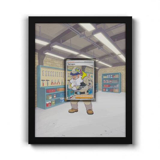 116 Tarragon - Extended Artwork Framed Pokemon Card Display