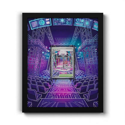116 Battle Cage - Extended Artwork Framed Pokemon Card Display
