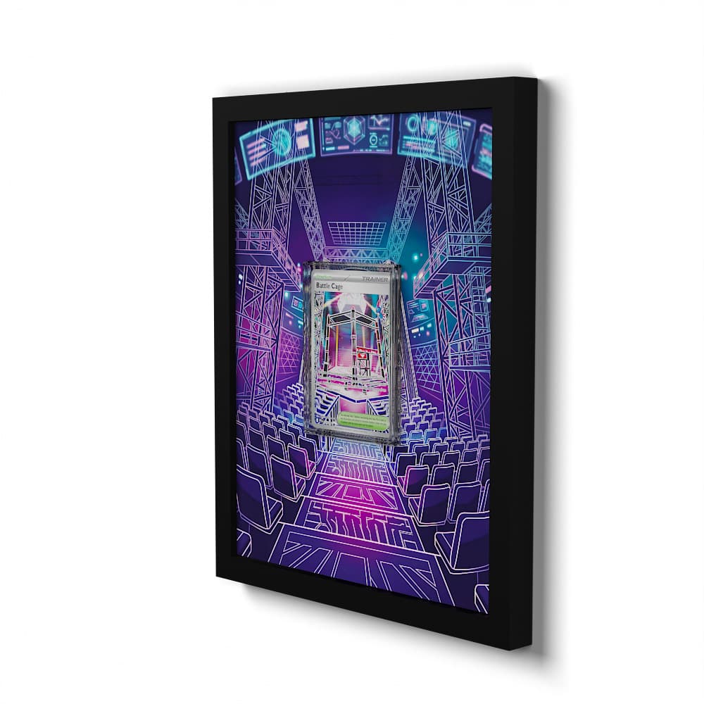 116 Battle Cage - Extended Artwork Framed Pokemon Card Display