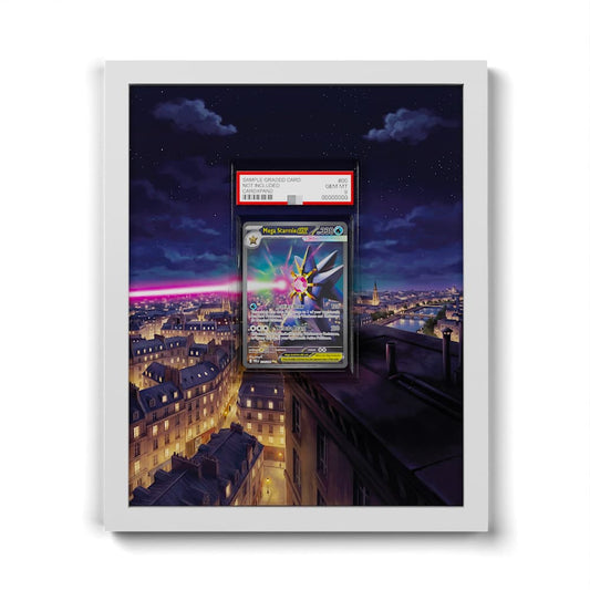 118 Mega Starmie EX - Extended Artwork Framed Pokemon Card Display
