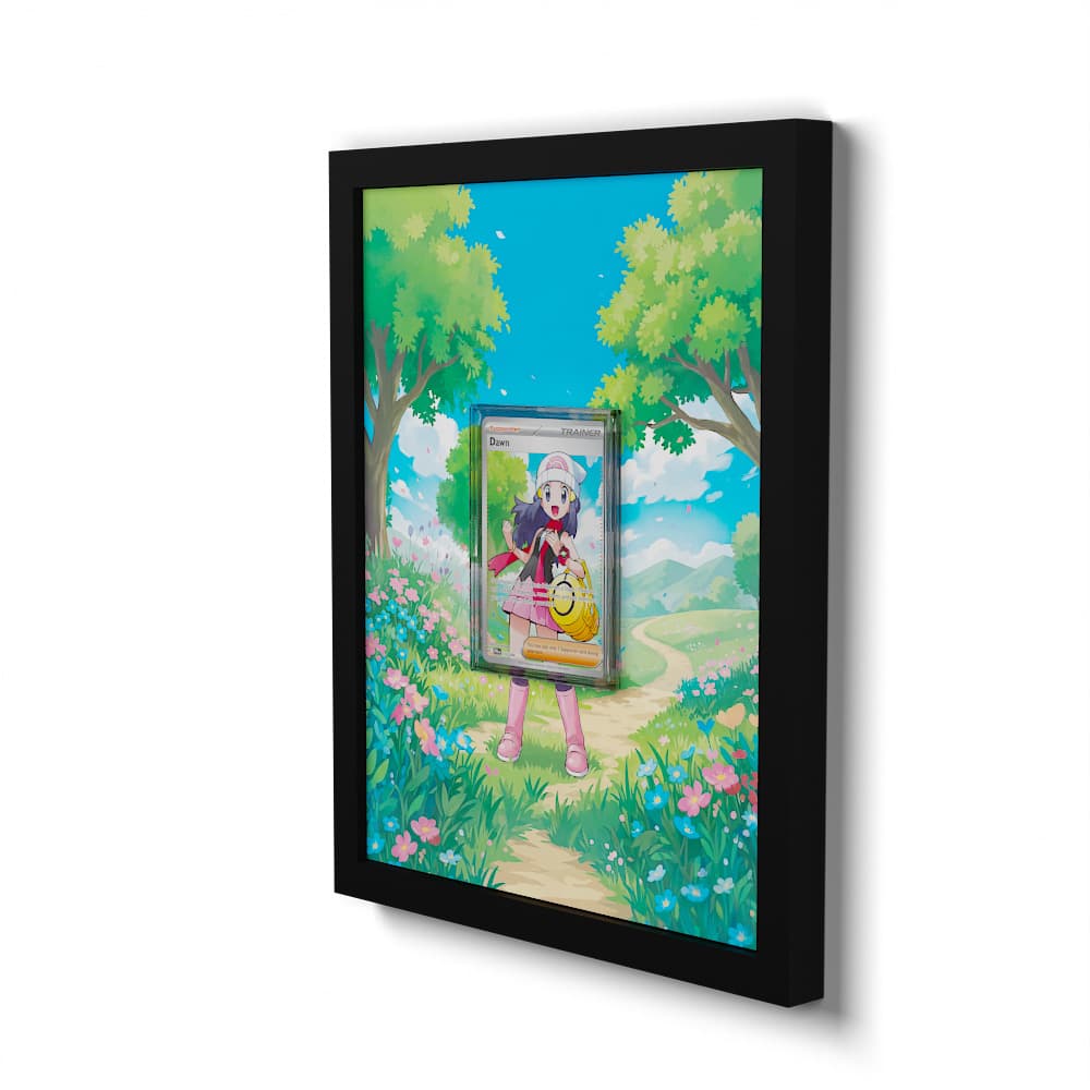 118 Dawn - Extended Artwork Framed Pokemon Card Display