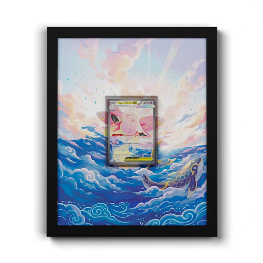 119 Mega Clefable EX - Extended Artwork Framed Pokemon Card Display