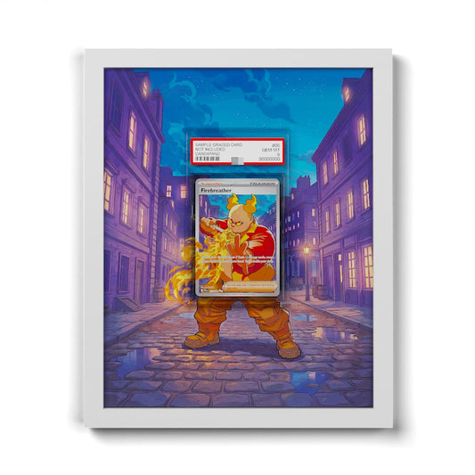 119 Firebreather - Extended Artwork Framed Pokemon Card Display
