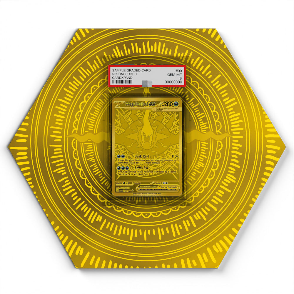 120/084 Mega Darkrai EX - Extended Artwork Pokemon Card Display