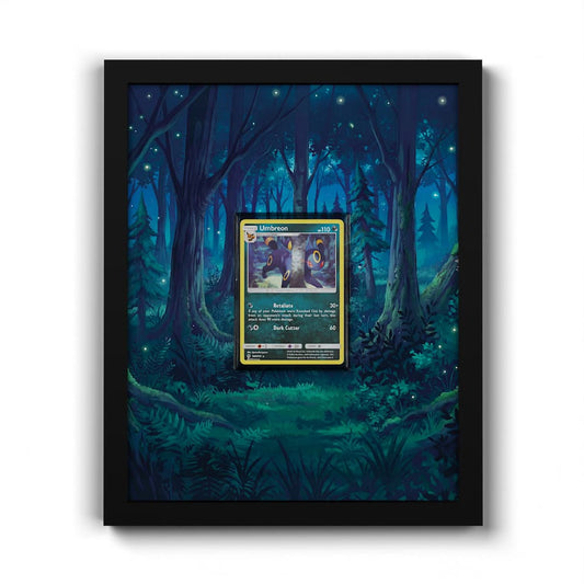 120/214 Umbreon - Extended Artwork Framed Pokemon Card Display