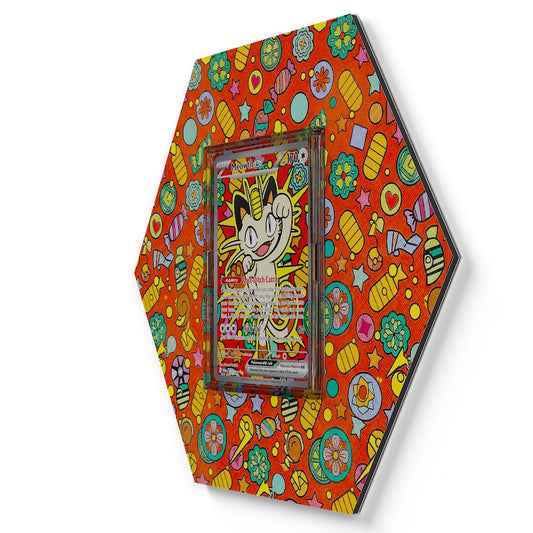 121/088 Meowth EX - Extended Artwork Pokemon Card Display