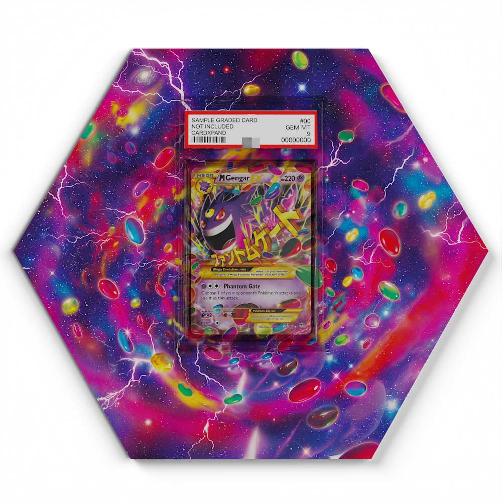 121/119 Mega Gengar ex - Extended Artwork Pokemon Card Display