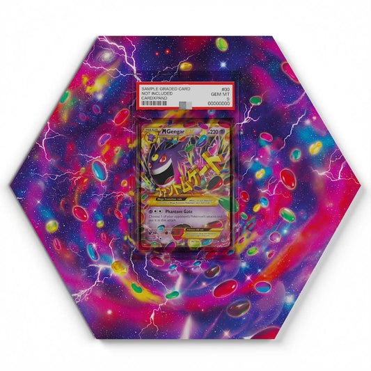 121/119 Mega Gengar ex - Extended Artwork Pokemon Card Display