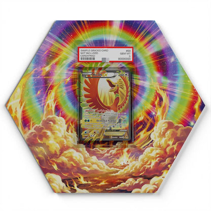 121/122 Ho-Oh EX - Extended Artwork Pokemon Card Display