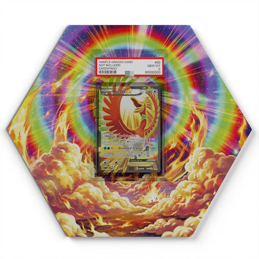 121/122 Ho-Oh EX - Extended Artwork Pokemon Card Display