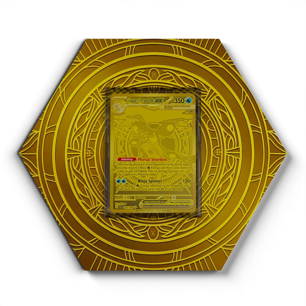 122/086 Mega Greninja EX - Extended Artwork Pokemon Card Display