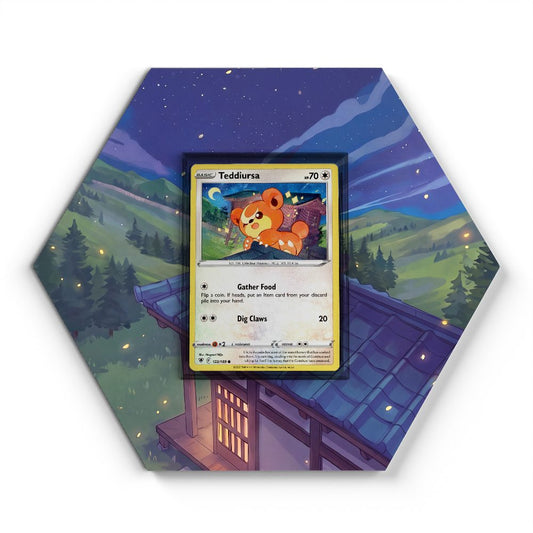 122/189 Teddiursa - Extended Artwork Pokemon Card Display