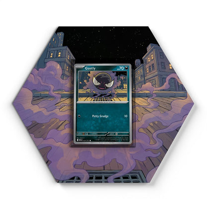 123/217 Gastly - Extended Artwork Pokemon Card Display