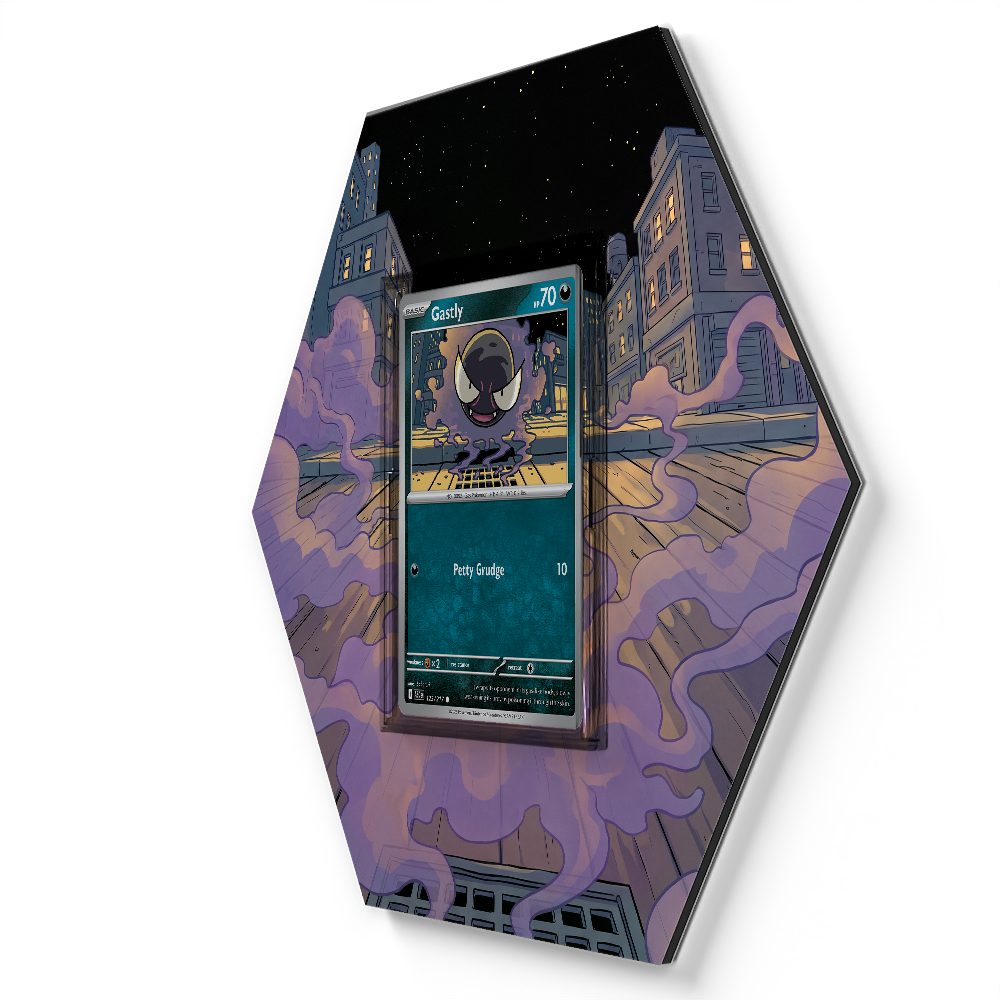 123/217 Gastly - Extended Artwork Pokemon Card Display