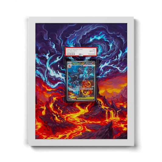125 Mega Charizard X EX - Extended Artwork Framed Pokemon Card Display