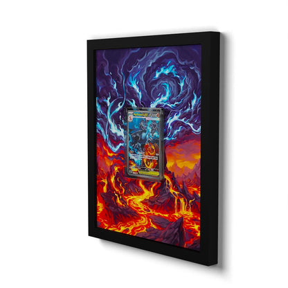125 Mega Charizard X EX - Extended Artwork Framed Pokemon Card Display