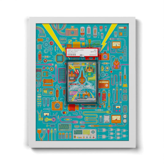 126 Rotom EX - Extended Artwork Framed Pokemon Card Display