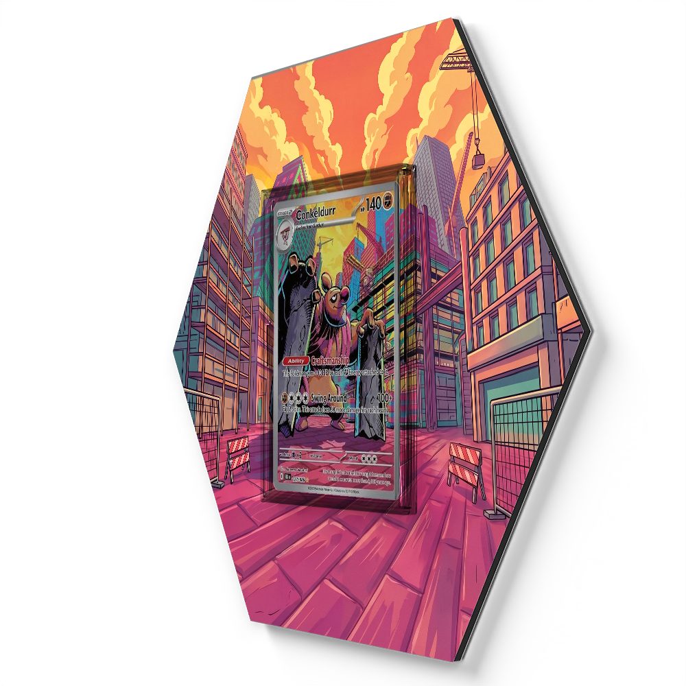 127/086 Conceldurr - Extended Artwork Pokemon Card Display