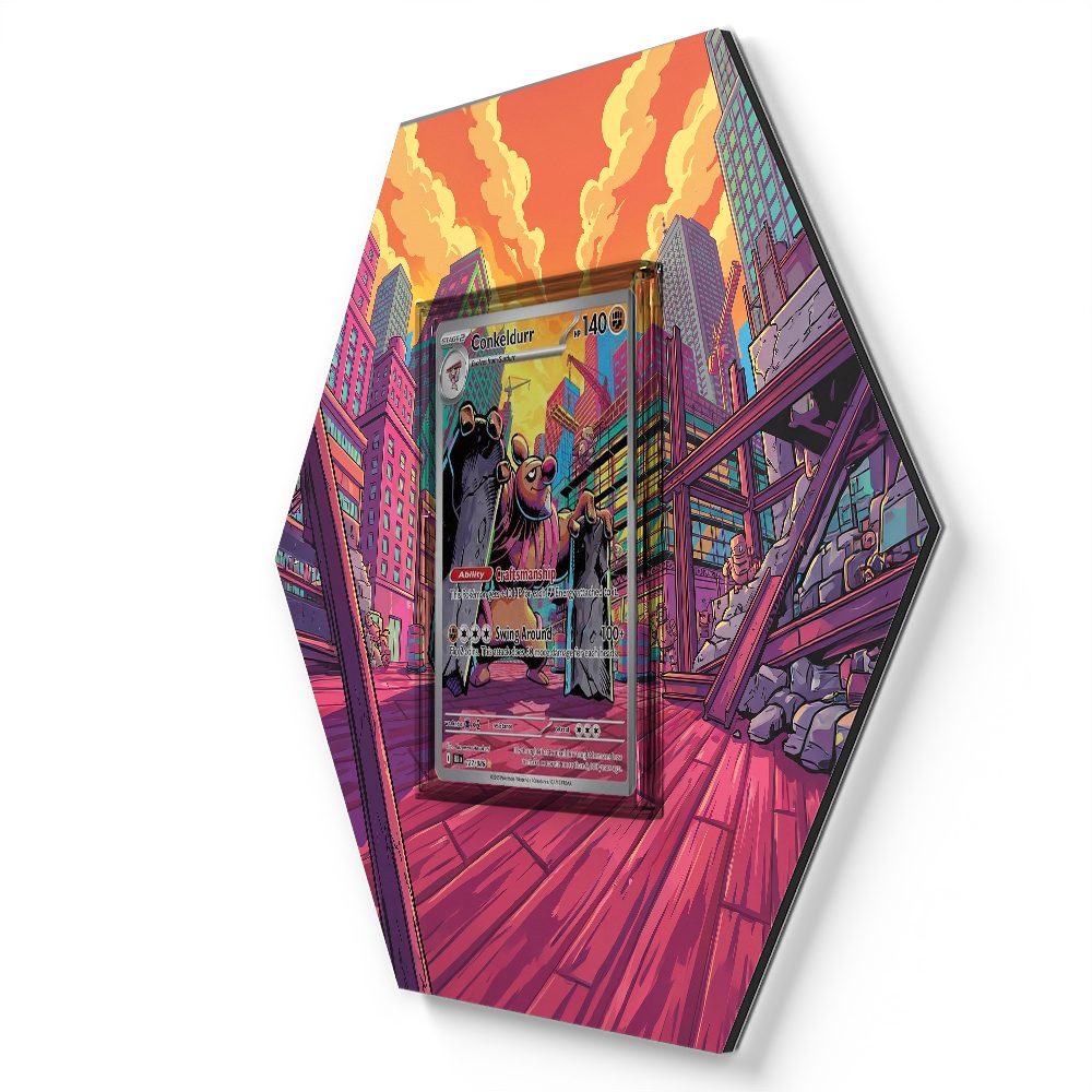 127/086 Conceldurr / Meistagrif - Extended Artwork Pokemon Card Display