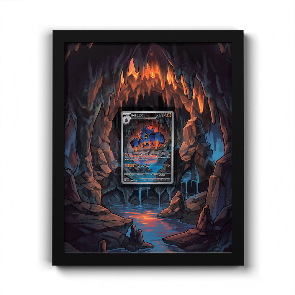 128/086 Boldore - Extended Artwork Pokemon Card Frame