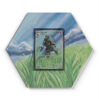 129/086 Golurk - Extended Artwork Pokemon Card Display