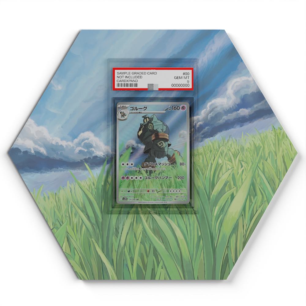 129/086 Golurk - Extended Artwork Pokemon Card Display