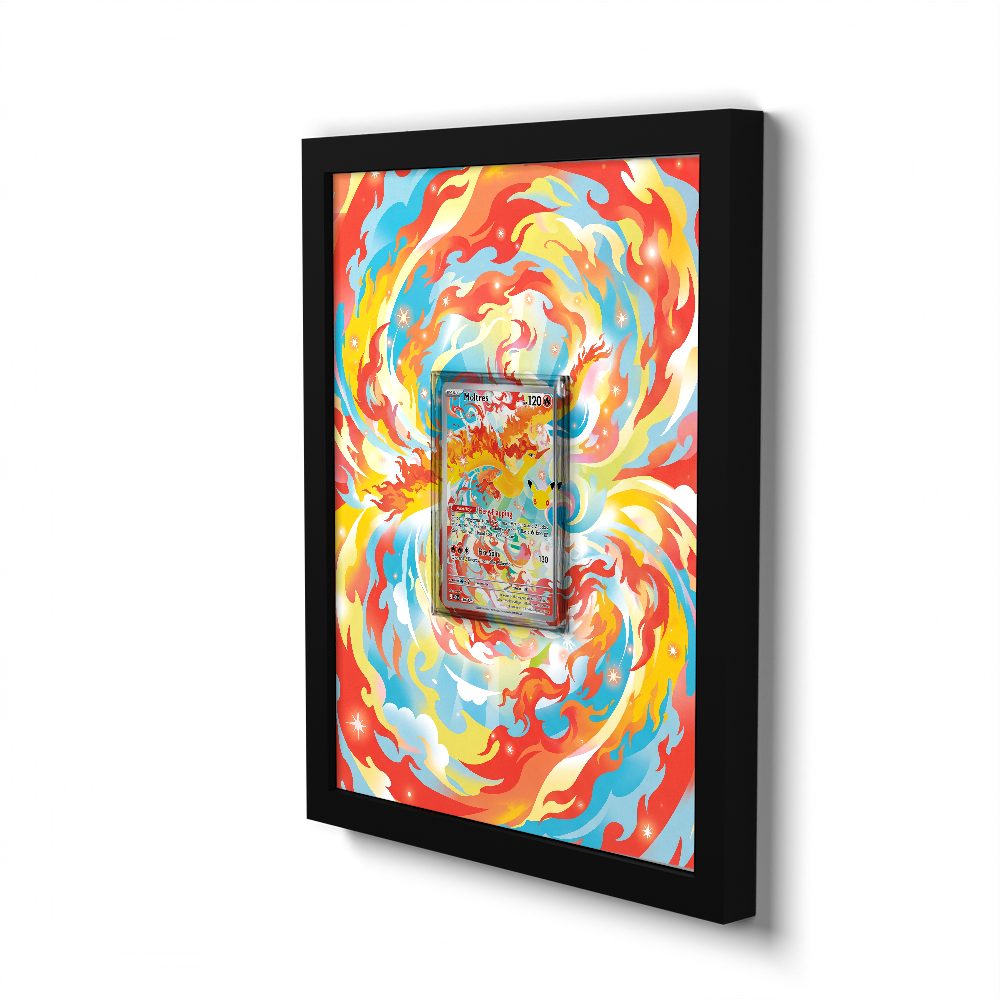 130/128 Moltres - Extended Artwork Pokemon Card Frame