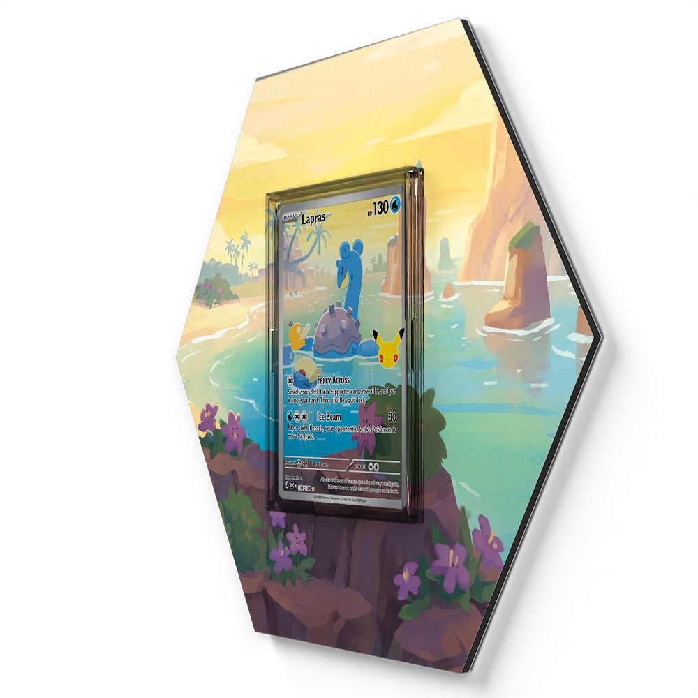 131/128 Lapras - Extended Artwork Pokemon Card Display