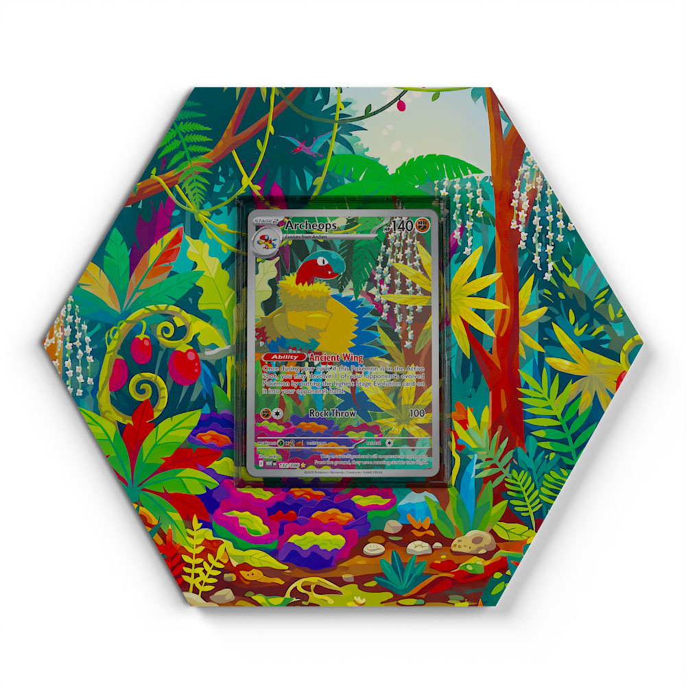 132/086 Archeops - Extended Artwork Pokemon Card Display