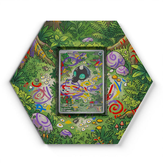 149/132 Shroodle - Extended Artwork Pokemon Card Display