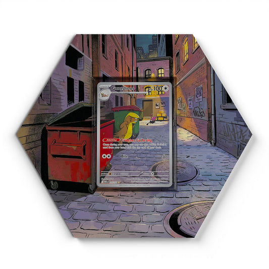153/132 Gumshoos - Extended Artwork Pokemon Card Display