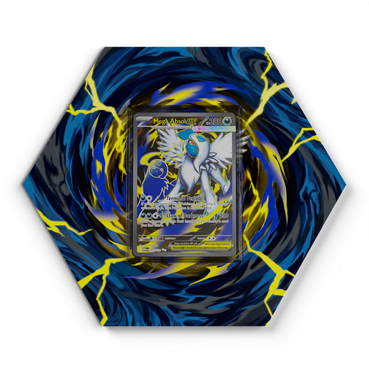 161/132 Mega Absol EX - Extended Artwork Pokemon Card Display