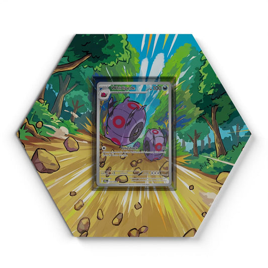 133/086 Whirlipede - Extended Artwork Pokemon Card Display