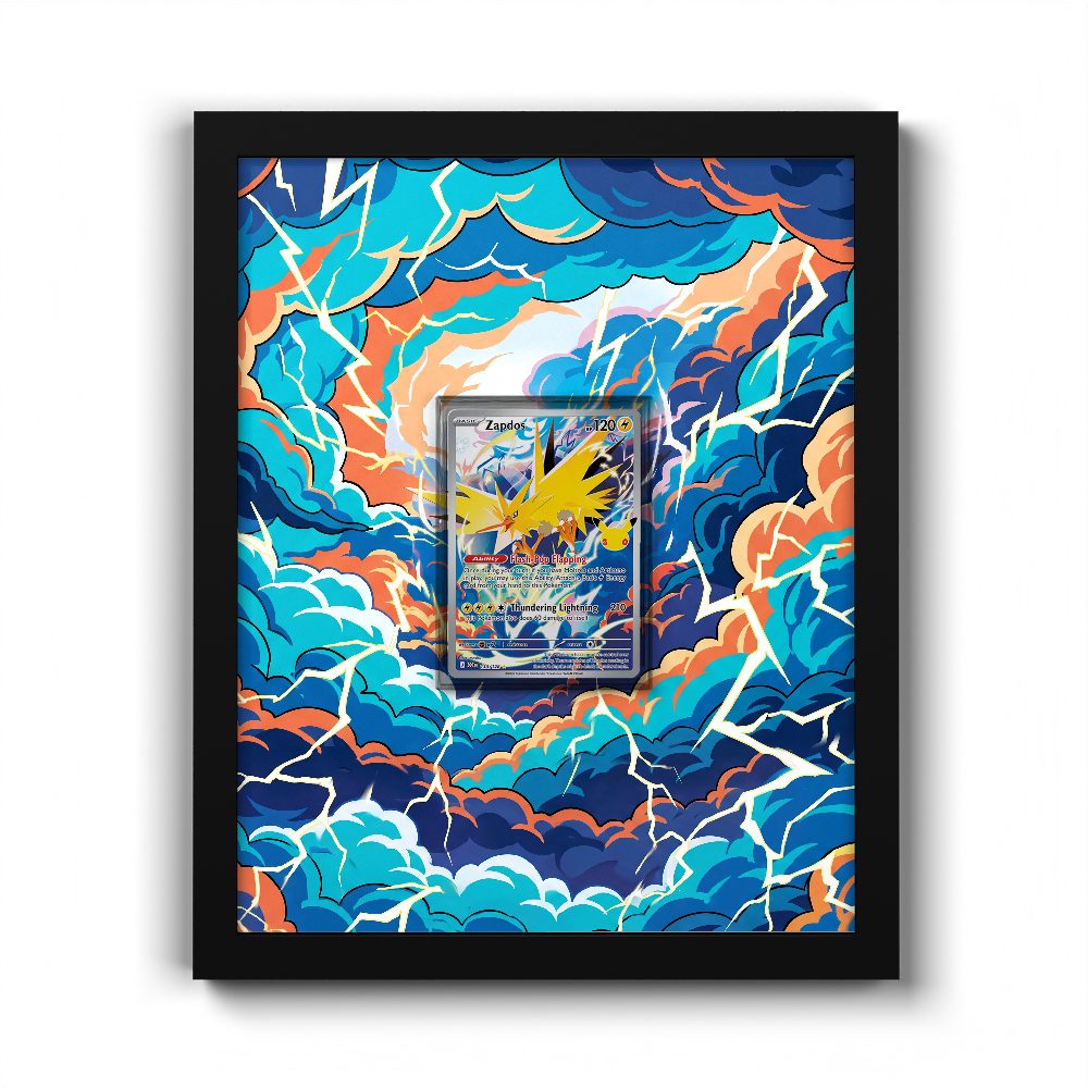 133/128 Zapdos - Extended Artwork Pokemon Card Frame