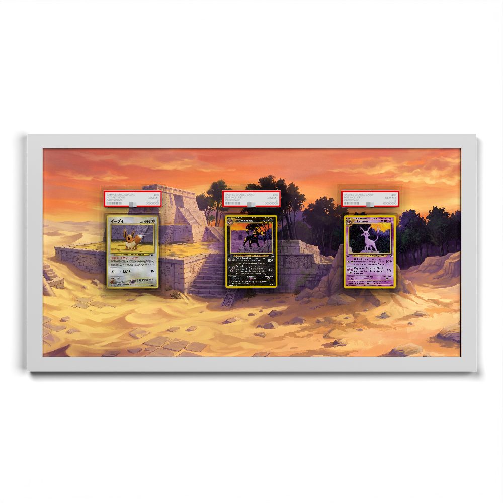 133 Eevee, 32 Umbreon & 20 Espeon - Connected Extended Artwork Trading Card Frame