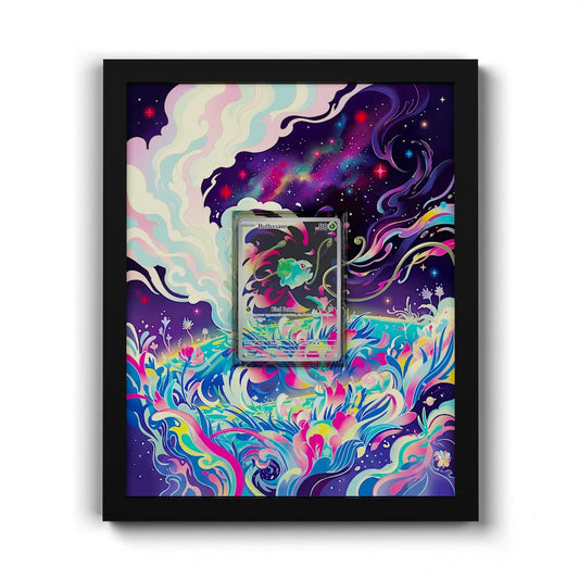 133 Bulbasaur - Extended Artwork Framed Pokemon Card Display