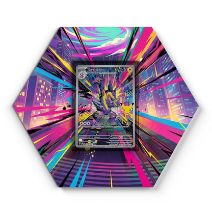 134/128 Toxtricity - Extended Artwork Pokemon Card Display