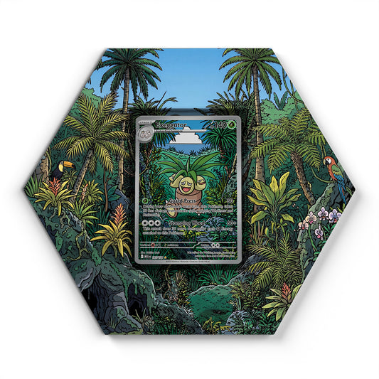 135/132 Exeggutor - Extended Artwork Pokemon Card Display